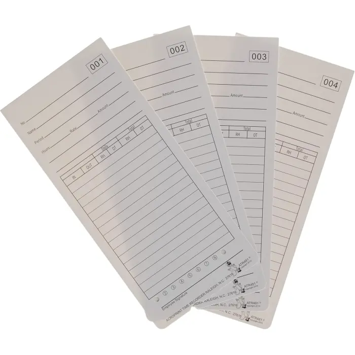 Acroprint Time Cards for ATR480 50-Pack variant 3