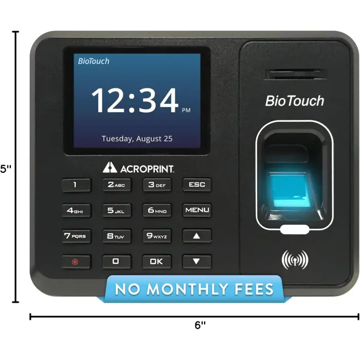 Acroprint BioTouch Fingerprint Time Clock System variant 6