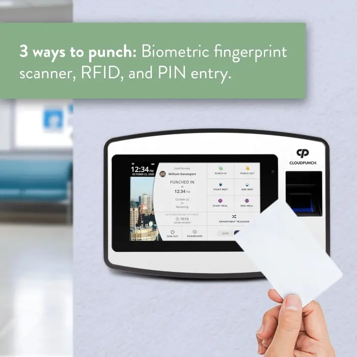 Acroprint CP200 Cloud Time Clock with Finger Sensor variant 4