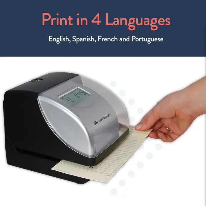 Acroprint ES700 Time Clock and Document Stamp variant 5