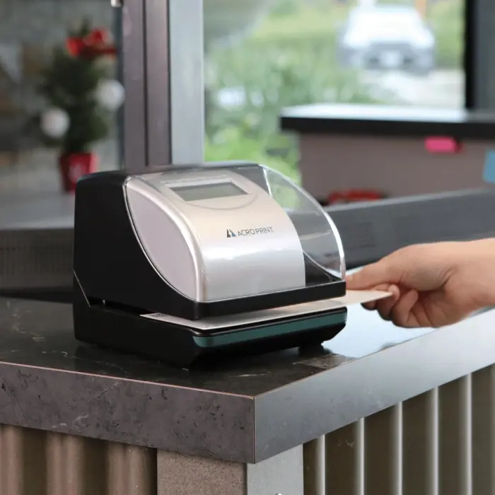 Acroprint ES700 Time Clock and Document Stamp variant 7