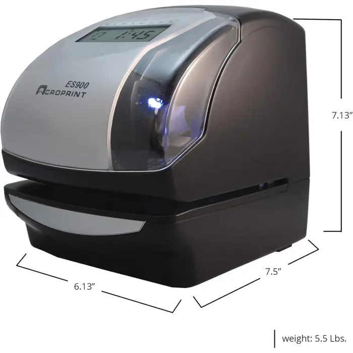 Acroprint ES900 Heavy-Duty Time Clock and Document Stamp variant 2