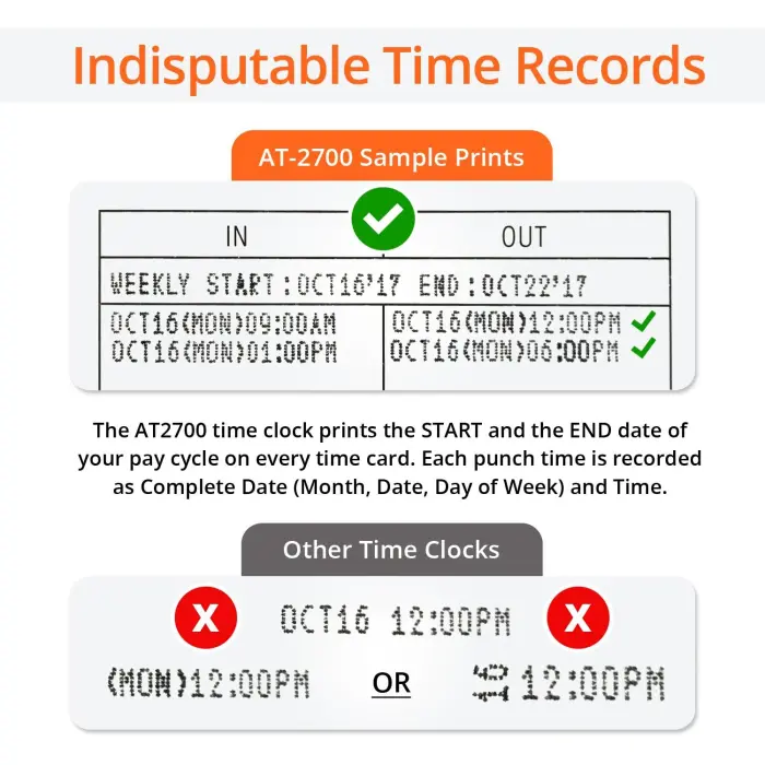 Allied Time USA AT-2700 Auto-Align Time Clock variant 2
