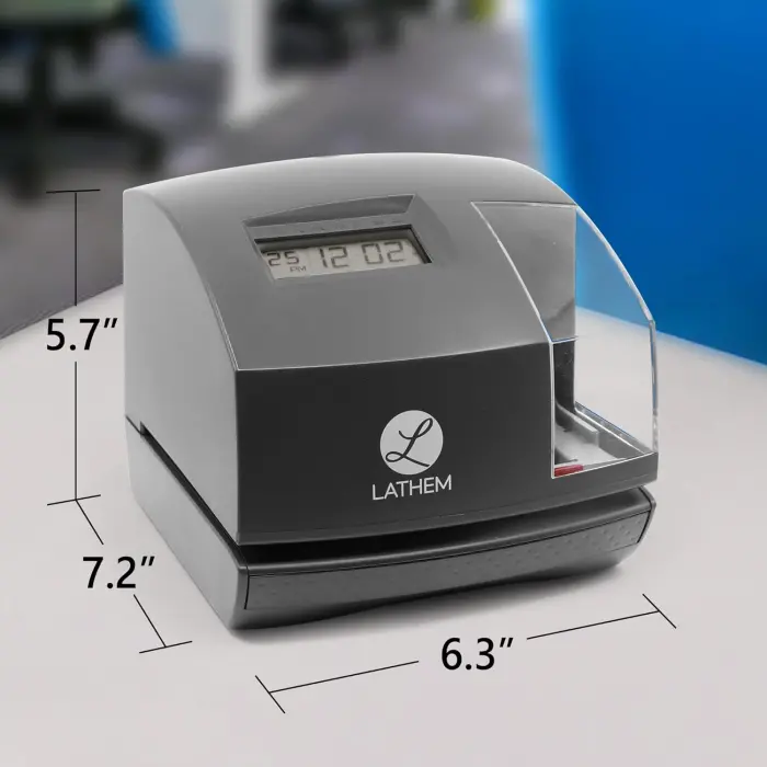 Lathem 1600E Time Clock and Document Stamp variant 3