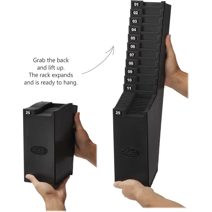 Lathem Time Card Rack 25-7EX for 7 inch Time Cards 25-Pocket variant 3