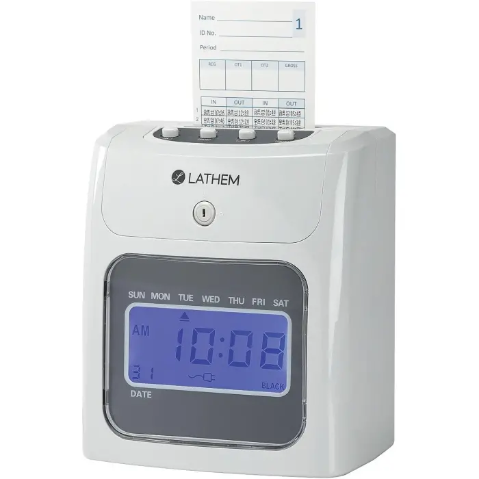 Lathem 400E-KIT Auto-Align Time Clock Bundle variant 1