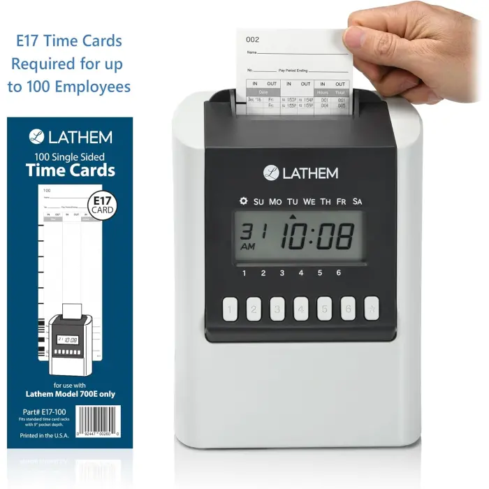 Lathem 700E Calculating Time Clock variant 2