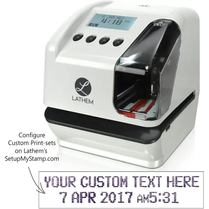 Lathem LT5000 Time Clock and Document Stamp variant 3