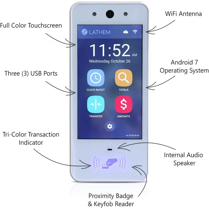 Lathem PCEXPRESS PIN/RFID Time Clock Terminal variant 1