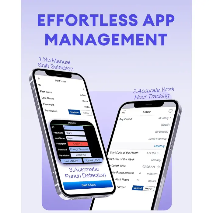 NGTeco K4 Fingerprint Time Clock System variant 1