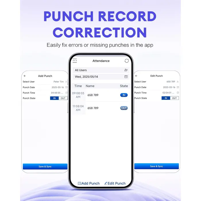 NGTeco MB1 Multi-Biometric Time Clock Terminal variant 4