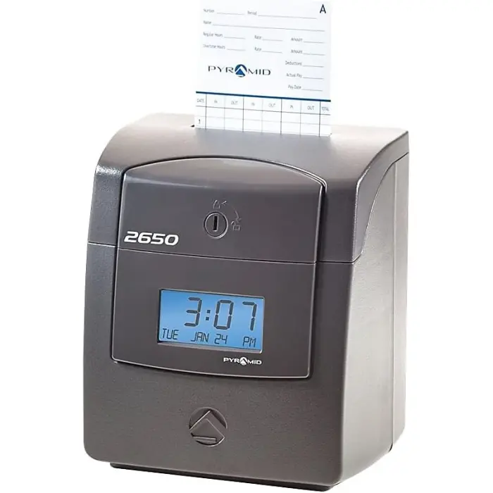 Pyramid 2650 Pro Auto-Align Time Clock Bundle variant 3