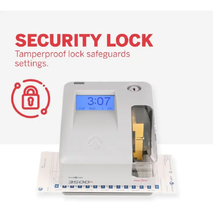 Pyramid 3500ss Time Clock and Document Stamp variant 3