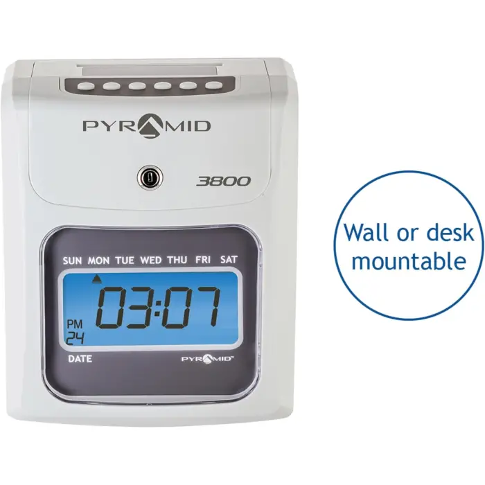 Pyramid 3800 Auto-Align Time Clock Bundle variant 4