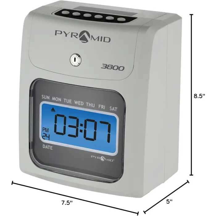 Pyramid 3800 Auto-Align Time Clock Bundle variant 5