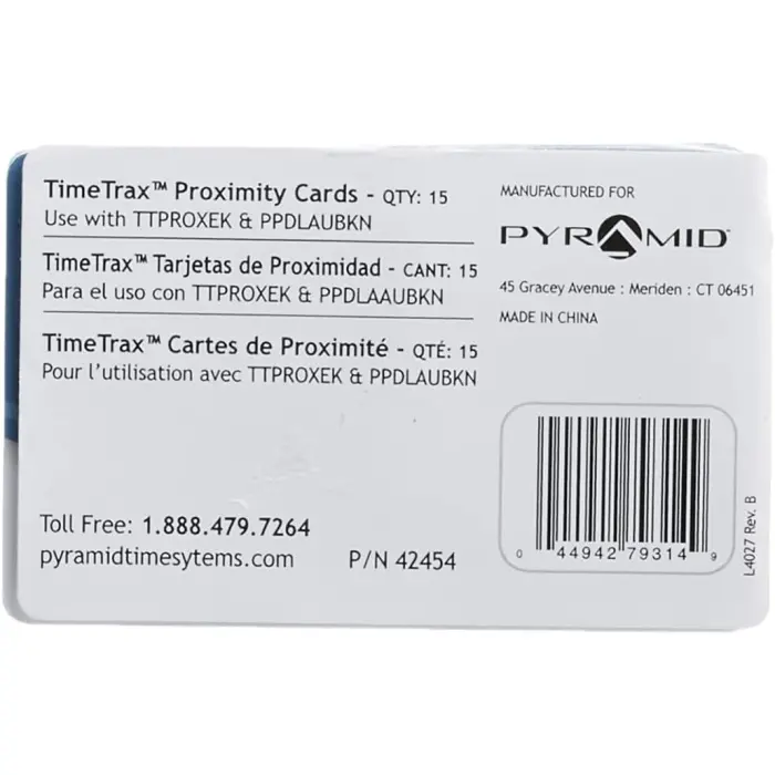 Pyramid Proximity Badges RFID Cards 15-Pack variant 1