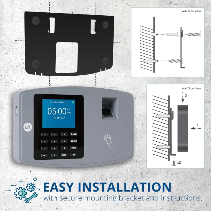 uAttend BN6500N Fingerprint Time Clock Terminal variant 4
