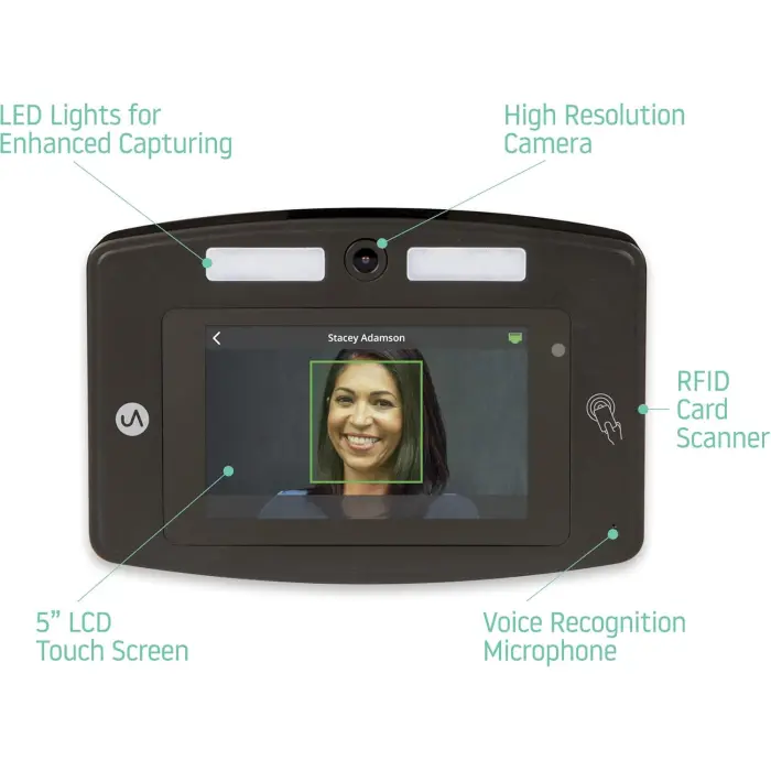 uAttend DR2000 Face and Voice Time Clock Terminal variant 2