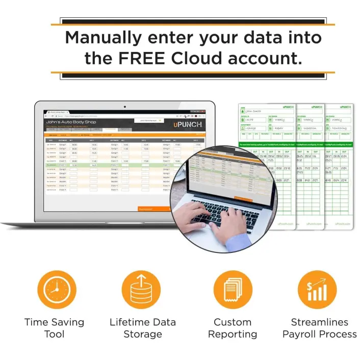 uPunch HN3000 Auto-Align Time Clock variant 5