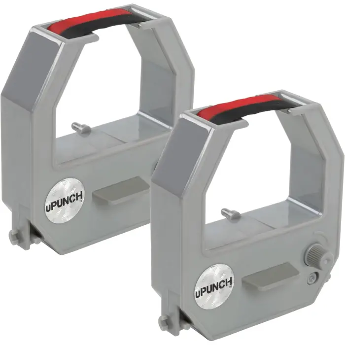 uPunch Ribbons for HN4000 Black/Red 2-Pack variant 1